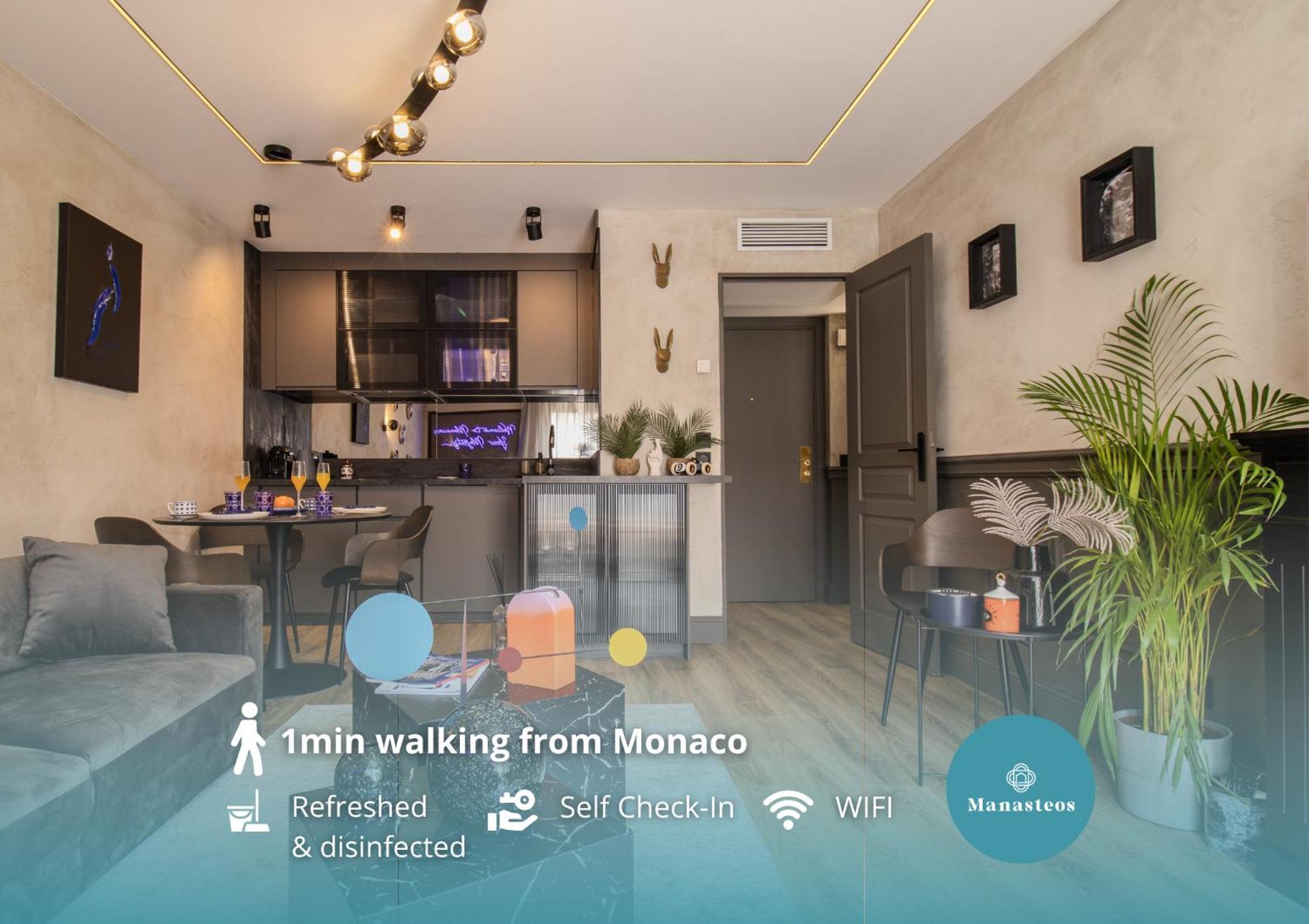 博索莱伊Frontiere Monaco - Hypercentre - Bx公寓 外观 照片